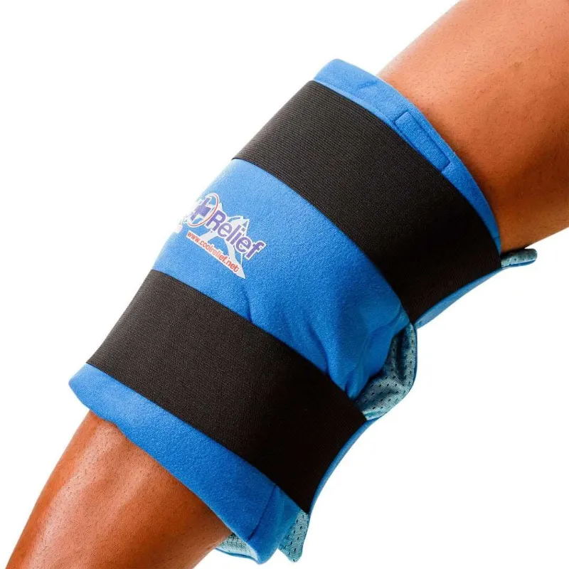 Cool Relief Large Soft Gel Pack for Knee 360 Coverage wrap