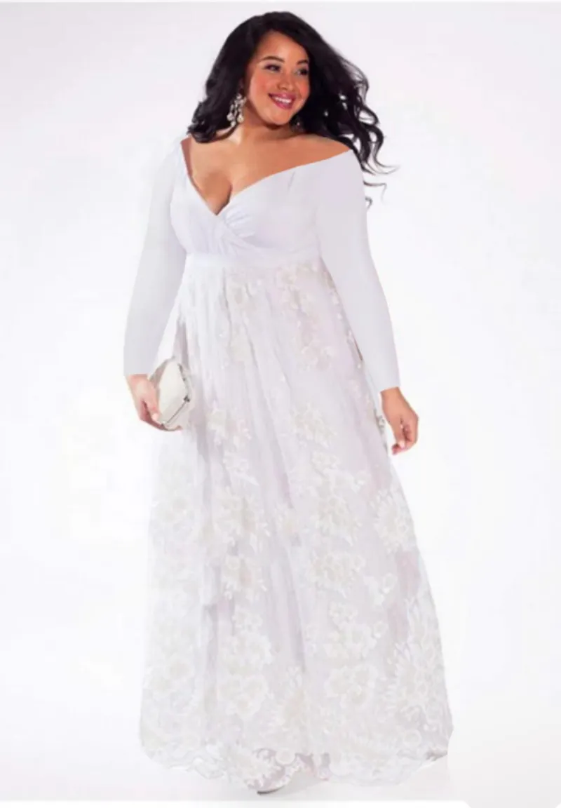 IGIGI Eugenia Wedding Gown 26/28, a V-neck long-sleeve wedding gown with sequin tulle skirt