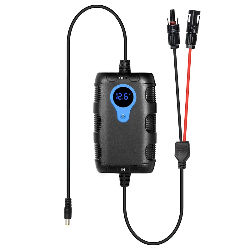 ACOPOWER Charge Controller for Charging the X200A battery showing compact controller unit
