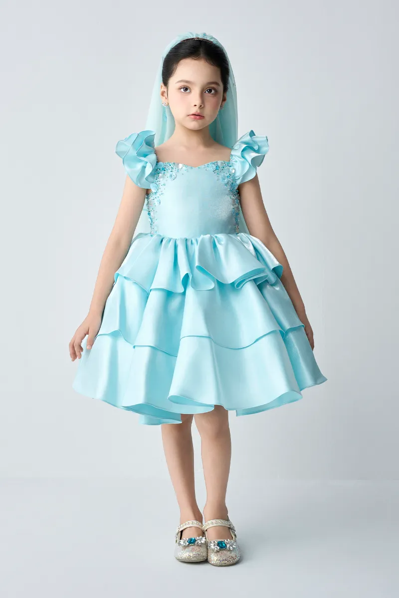 Kalisa Althea Puffy Cute Girl Dress, featuring puffy silhouette and refined construction