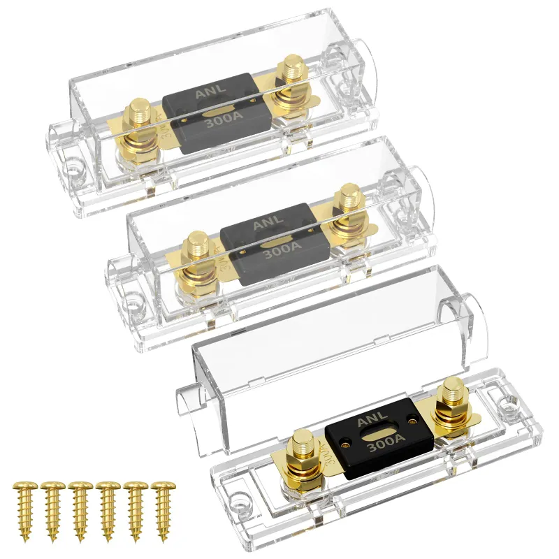 ACOPOWER 300 Amp ANL Fuse Holder for solar and battery protection