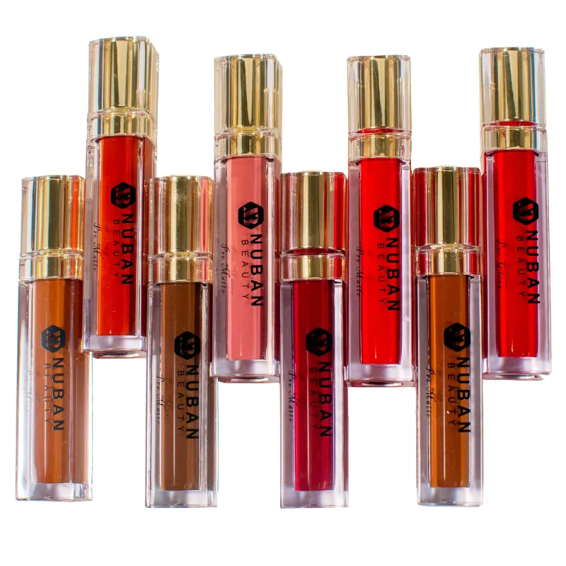 Nuban Beauty Pro Lipsticks liquid lipsticks in assorted shades