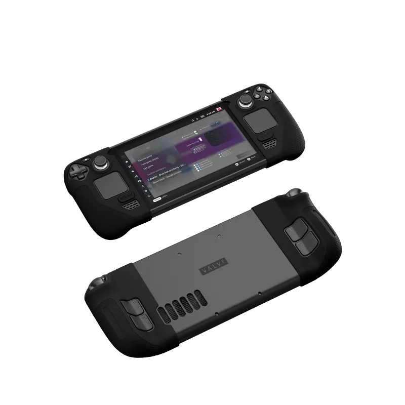 JSAUX Silicone Grip for Steam Deck LCD & OLED showing textured non-slip surface