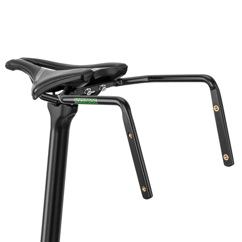 RockBros US Bike Seatpost Saddle Bag Stabilizer Mount with dual bottle cage mounting points