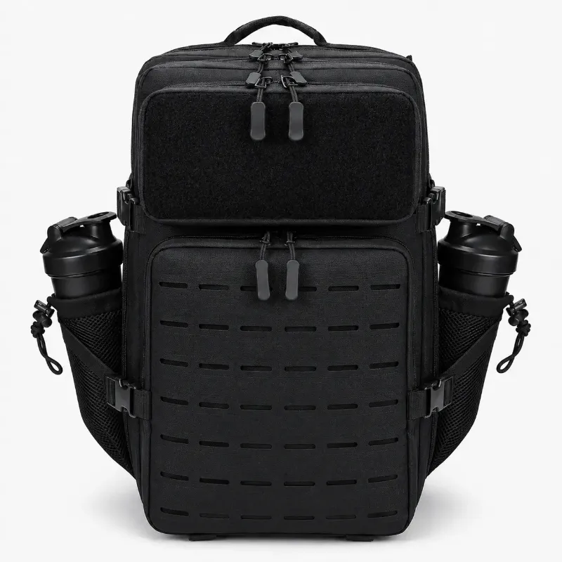 Falour Outdoor Tactical Backpack 45L with MOLLE webbing and multiple compartments