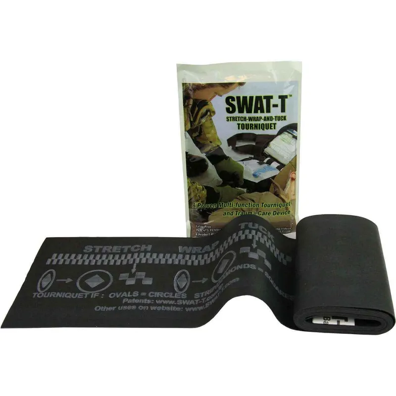 ViTAC Solutions SWAT T Multipurpose Latex-Free Tourniquet rolled and packaged