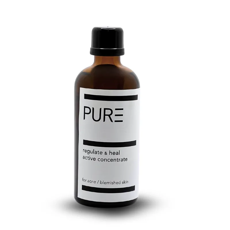 PURE Spa Skincare Regulate & Heal Active Concentrate Professional 100ml bottle