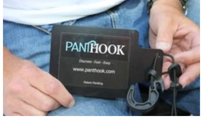 ActivKare PantHook intermittent self catheterization aid hooked on pants