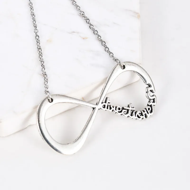 TTAesthetic 1D Logo Pendant Necklace showing logo pendant on chain
