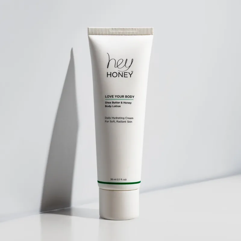 Hey Honey LOVE YOUR BODY Shea Butter and Honey Body Lotion Deluxe 50ml bottle