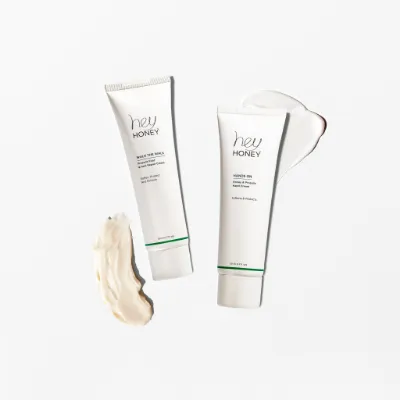 Hey Honey Hands and Feet Travel Set 50 mL with mini hand and foot cream tubes