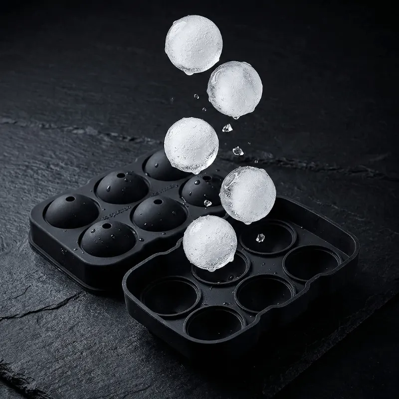 TsukiGlass ICE BALL MOLD for making round ice spheres